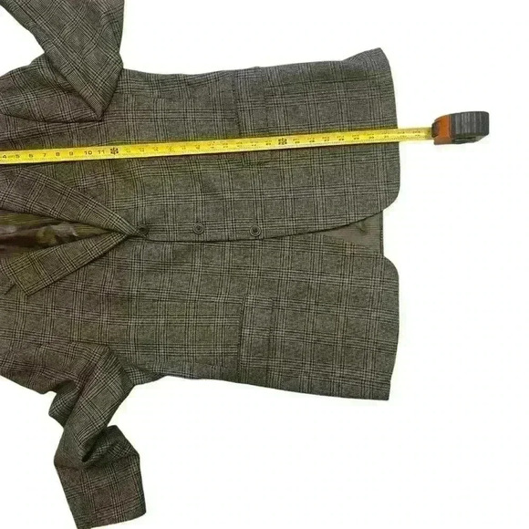 Polo University Ralph Lauren Lambs Wool Checked Sportcoat Jacket Blazer Mens 42R - Picture 4 of 11